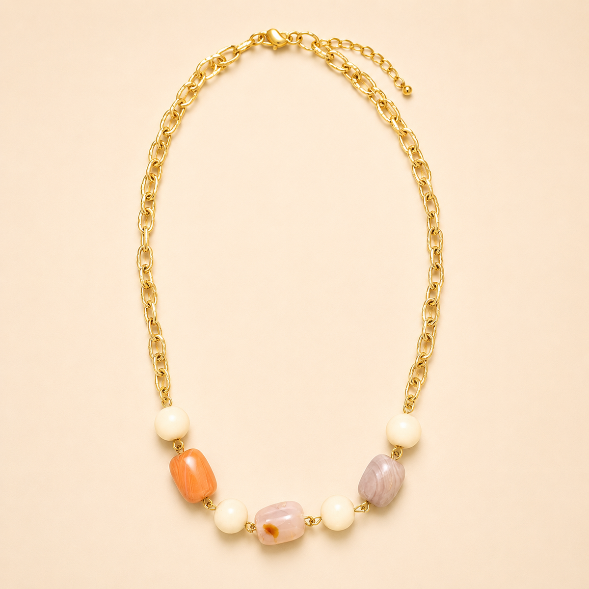 Collar Perla y Cristal